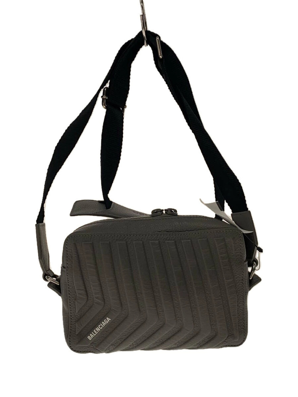 Balenciaga CAR CAMERA BAG Leather Gray